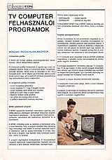 TV Computer felhaszn&aacute;l&oacute;i programok